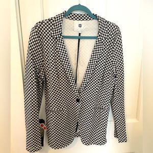 Betabrand catstooth print blazer
